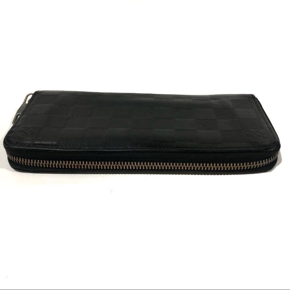 Authentic Louis Vuitton Damier Infini Vertical Leather Zippy Round Long Wallet - Picture 5 of 16
